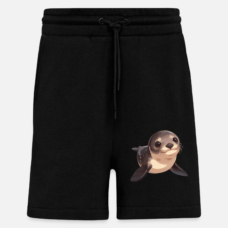 Seelöwen Seelöwe - Shorts - made by SPREAD - SOLID BLACK
