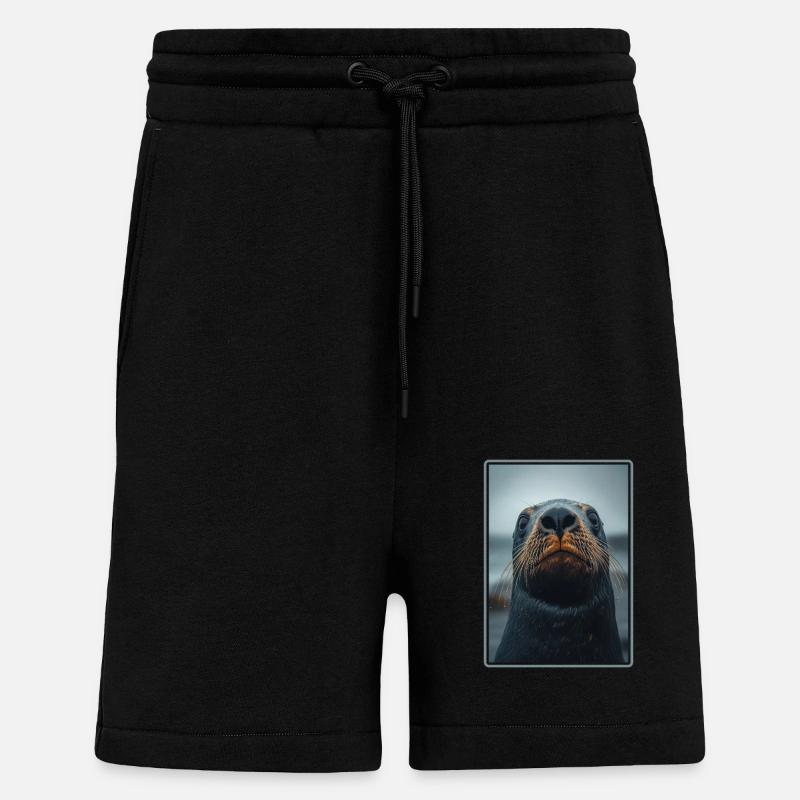 Seelöwen Seelöwe - Shorts - made by SPREAD - SOLID BLACK