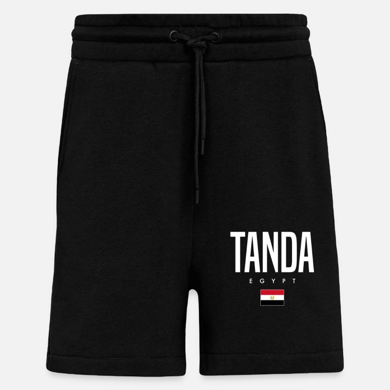 Tanda, Egypt - Shorts - made by SPREAD - SOLID BLACK