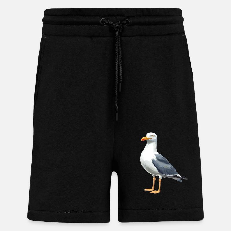 Mouettes Mouette - Short bio décontracté fabriqué en UE - SOLID BLACK