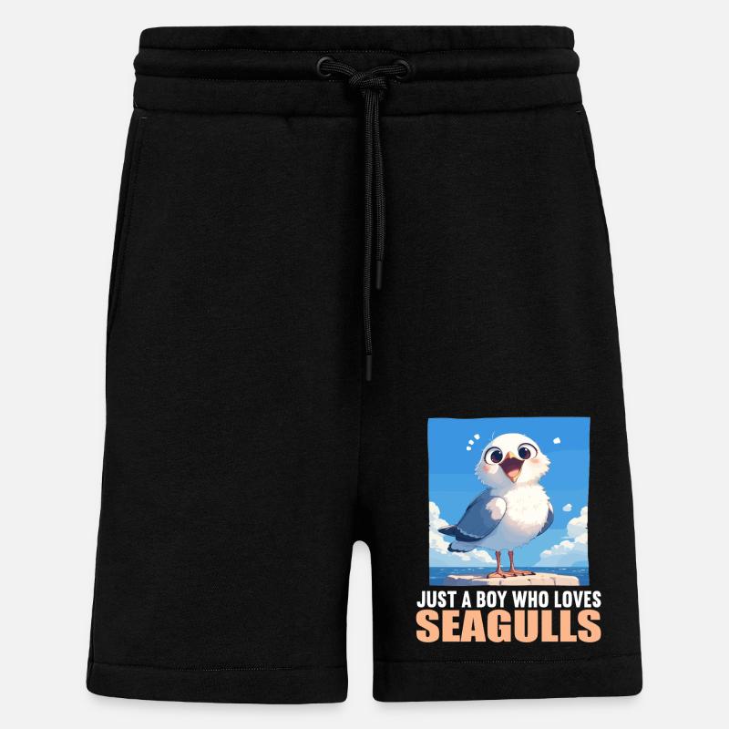 Möwen Möwe - Shorts - made by SPREAD - SOLID BLACK