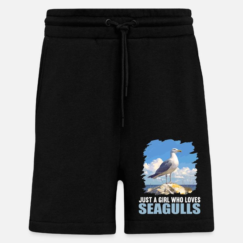 Möwen Möwe - Shorts - made by SPREAD - SOLID BLACK