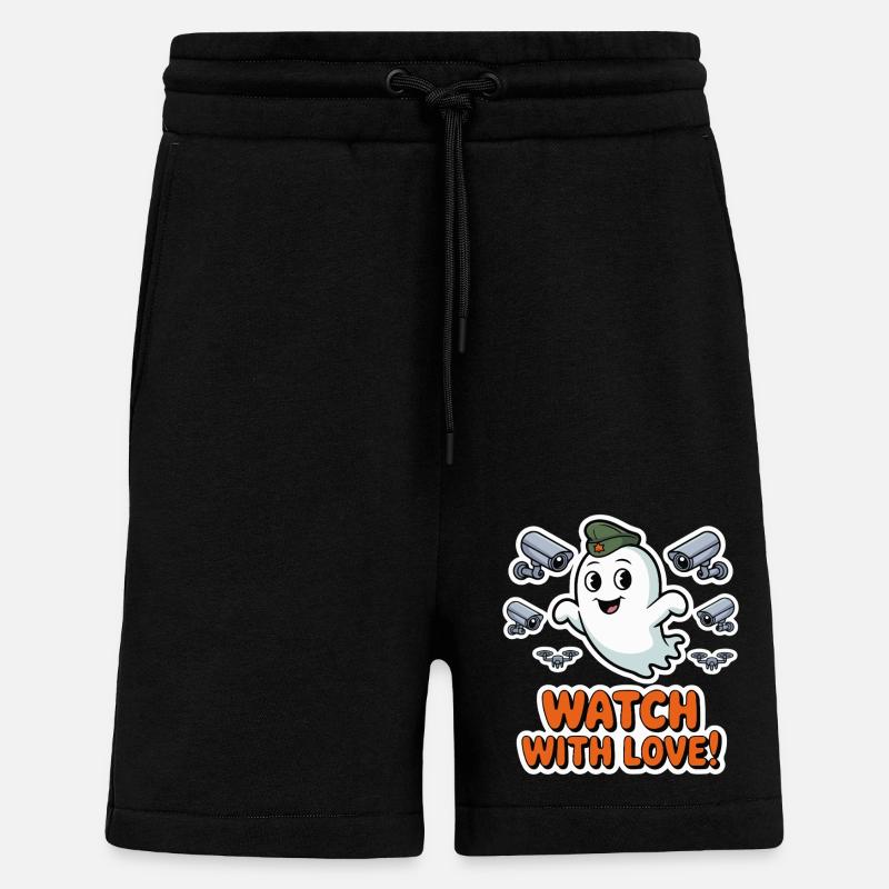 MIT LIEBE ANSEHEN - Shorts - made by SPREAD - SOLID BLACK