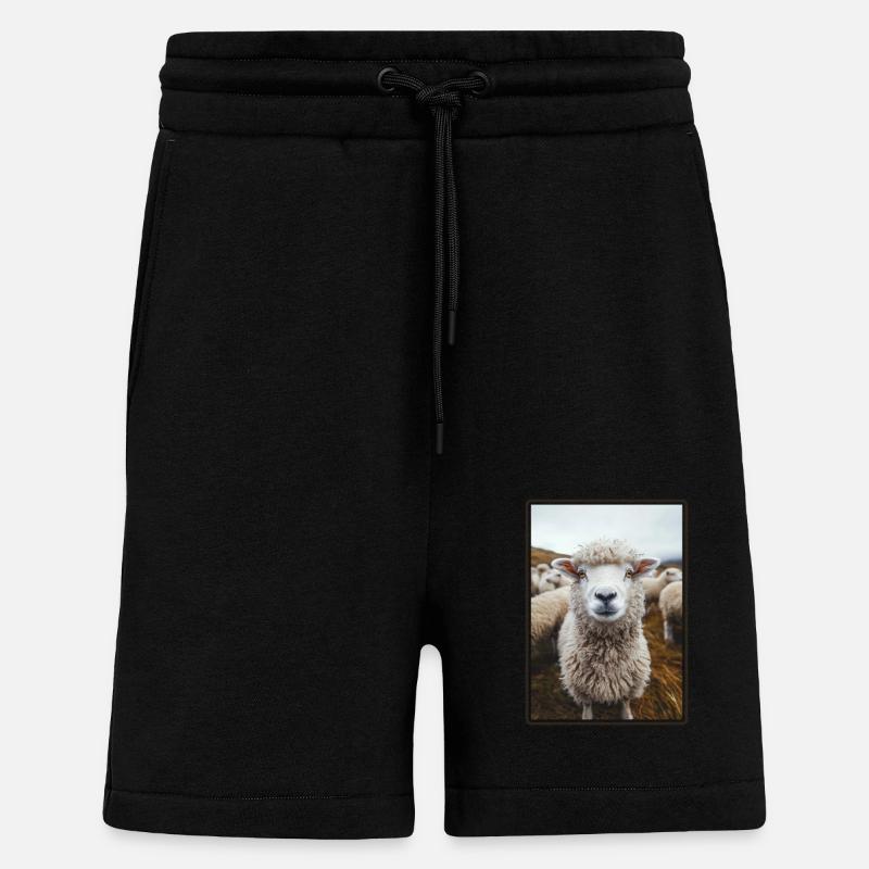 Sheep Sheep - Shorts - made by SPREAD - SOLID BLACK