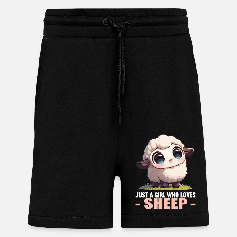Sheep Sheep - Shorts - made by SPREAD - SOLID BLACK