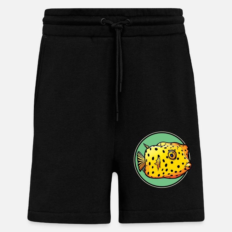 Kofferfische Kofferfisch - Shorts - made by SPREAD - SOLID BLACK