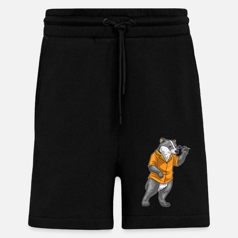 Badger Dart Dart - Shorts - made by SPREAD - SOLID BLACK