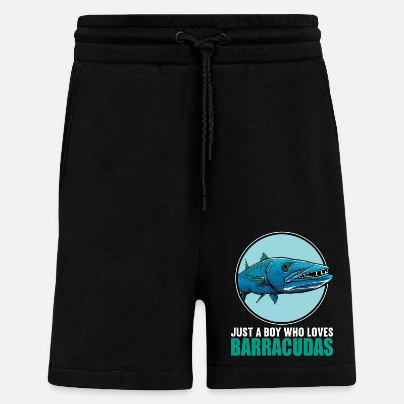 Barracudas Barracuda - Shorts - made by SPREAD - SOLID BLACK