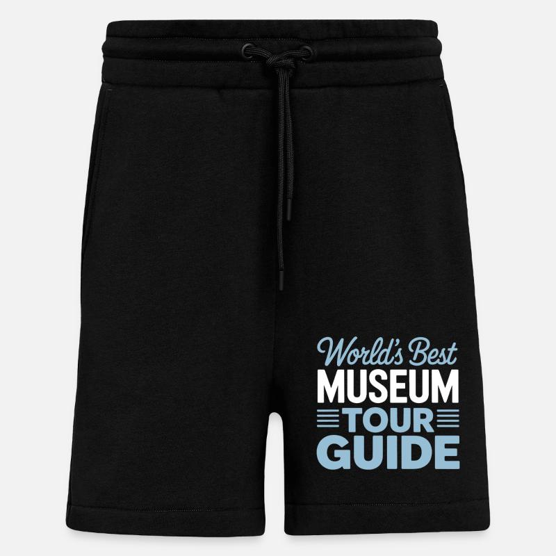 Musée - Short bio décontracté fabriqué en UE - SOLID BLACK