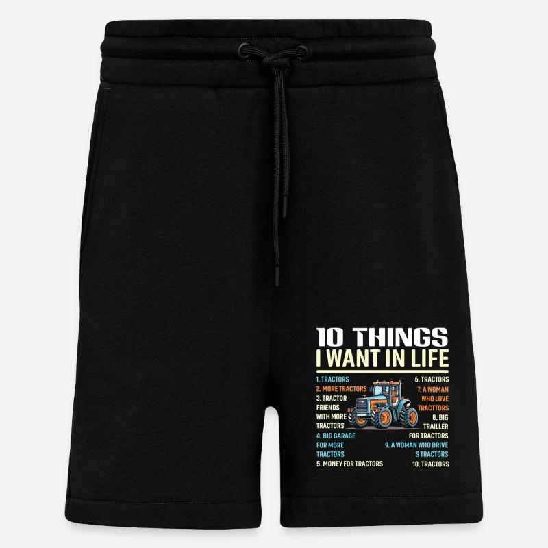 Traktor - Shorts - made by SPREAD - SOLID BLACK