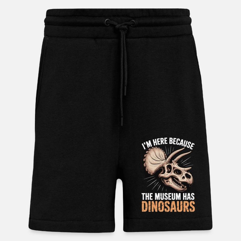 Musée - Short bio décontracté fabriqué en UE - SOLID BLACK