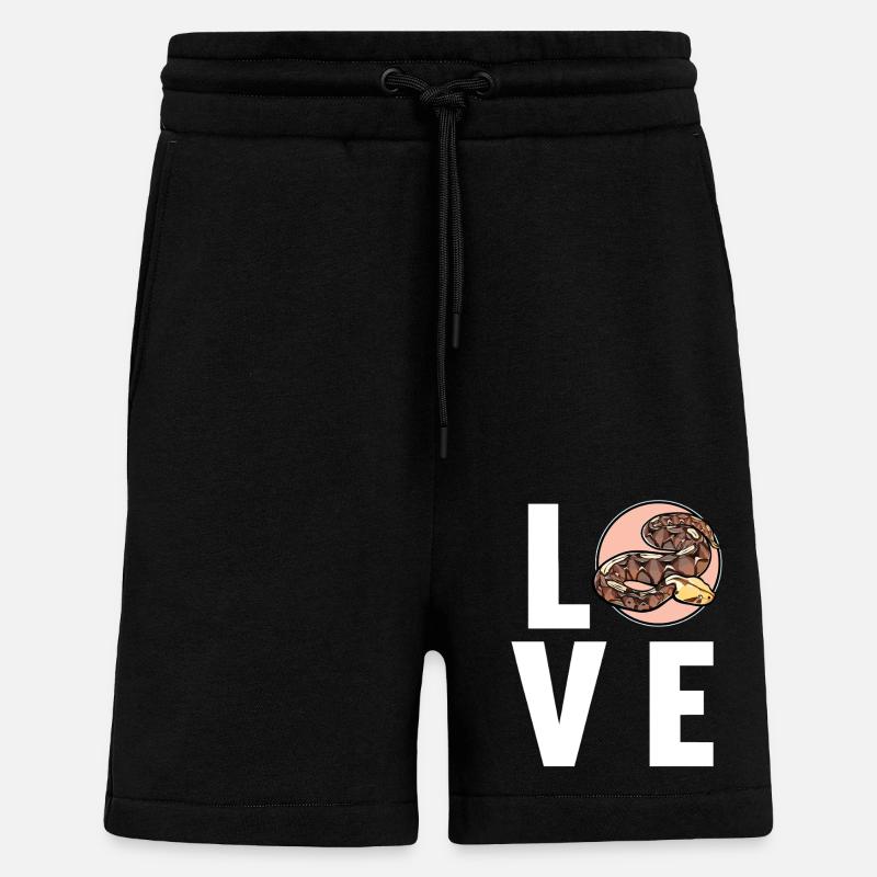 Gabon Vipers Gabon Vipers - Short bio décontracté fabriqué en UE - SOLID BLACK