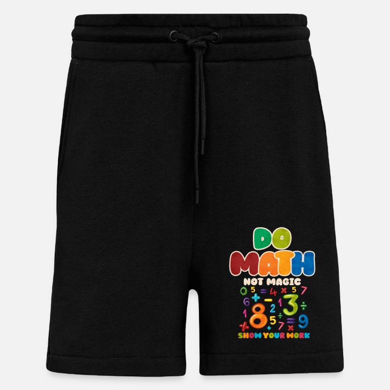 Mathe - Shorts - made by SPREAD - SOLID BLACK