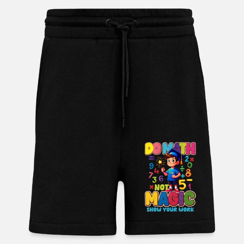 Math - Shorts - made by SPREAD - SOLID BLACK