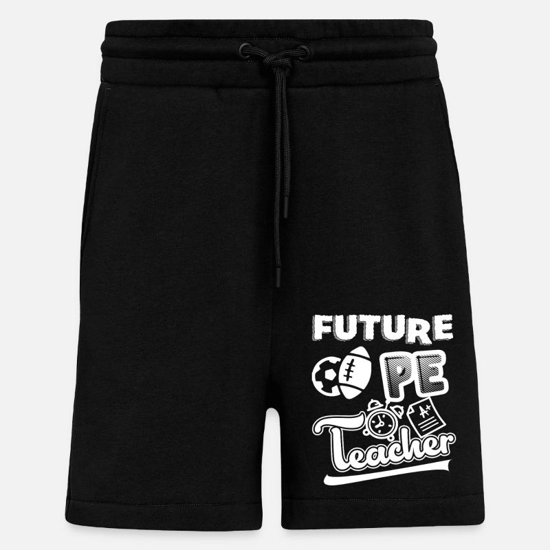 Future PE Teacher - Shorts - made by SPREAD - SOLID BLACK
