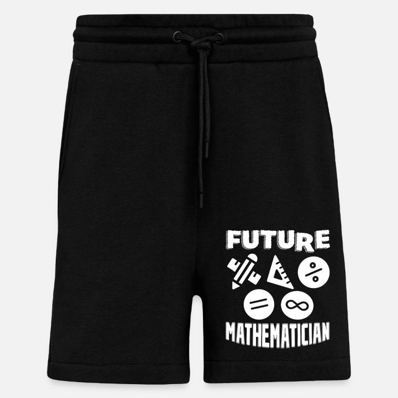 Mathematician Future Mathematician - Shorts - made by SPREAD - SOLID BLACK