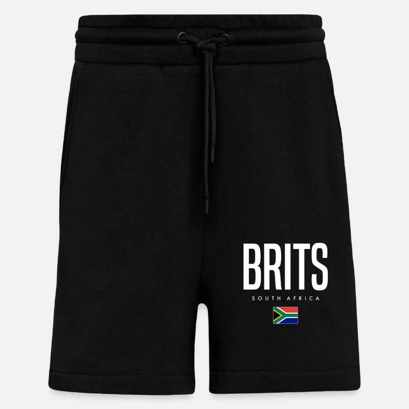 Brits Südafrika - Shorts - made by SPREAD - SOLID BLACK