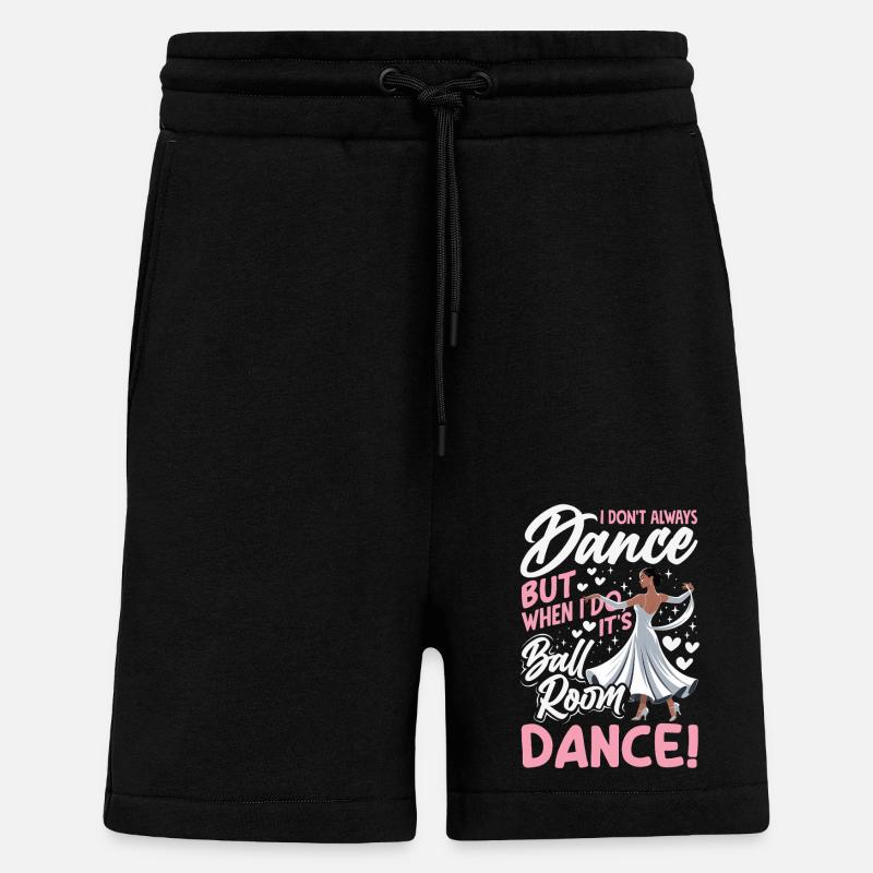 Dancing Ballroom Ballroom Dancer - Shorts - made by SPREAD - SOLID BLACK
