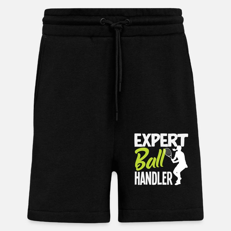 Tennis Player Expert Ball Handler - Shorts - made by SPREAD - SOLID BLACK