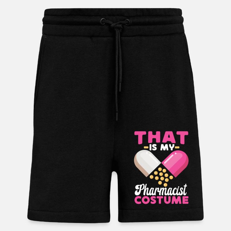 Pharmacy Tech Technician - Shorts - made by SPREAD - SOLID BLACK