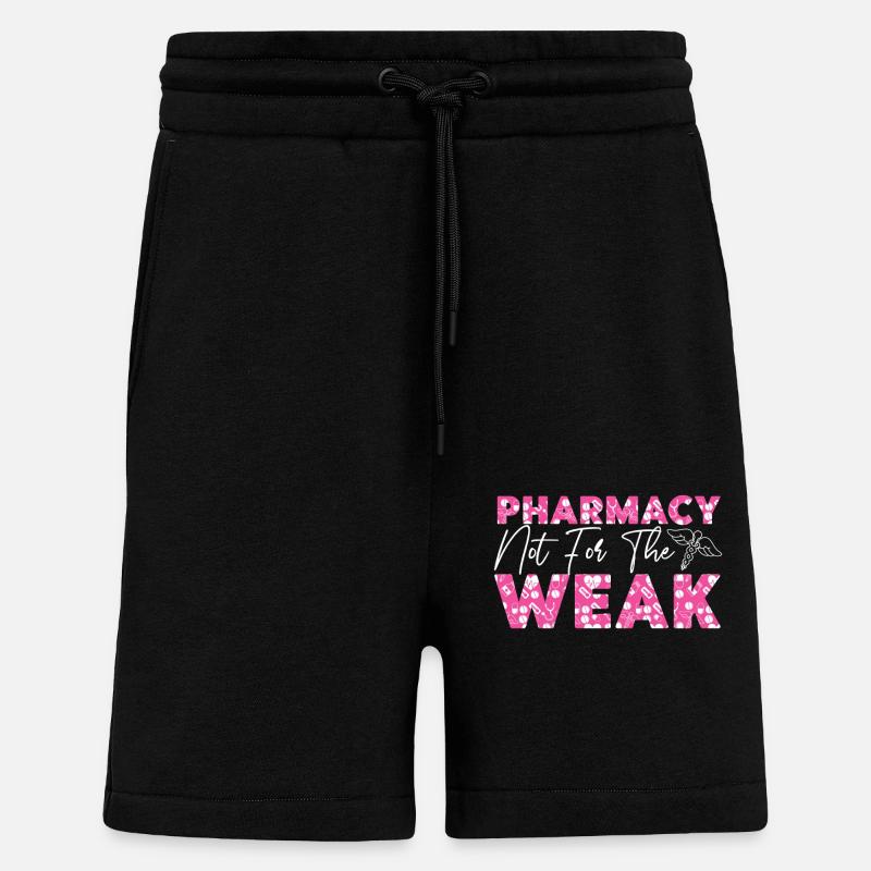 Pharmacy Tech Technician - Shorts - made by SPREAD - SOLID BLACK
