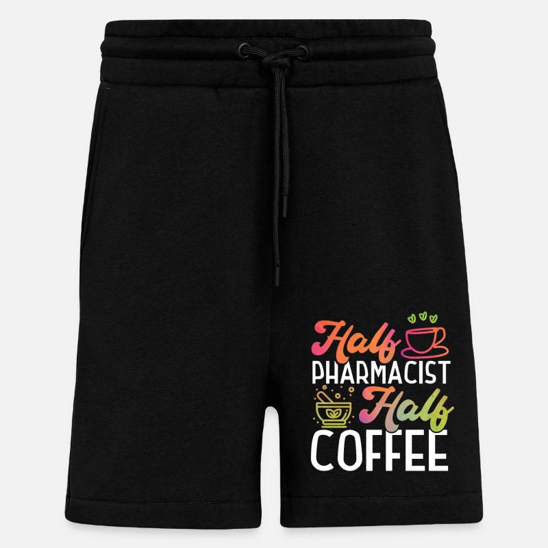 Pharmacy Tech Technician - Shorts - made by SPREAD - SOLID BLACK