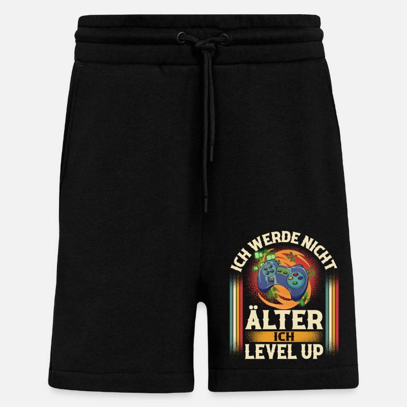 Gaming - Shorts - made by SPREAD - SOLID BLACK