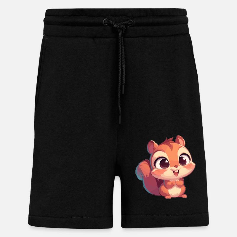 Squirrel - Shorts - made by SPREAD - SOLID BLACK