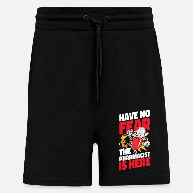 Pharmacy Tech Technician - Shorts - made by SPREAD - SOLID BLACK