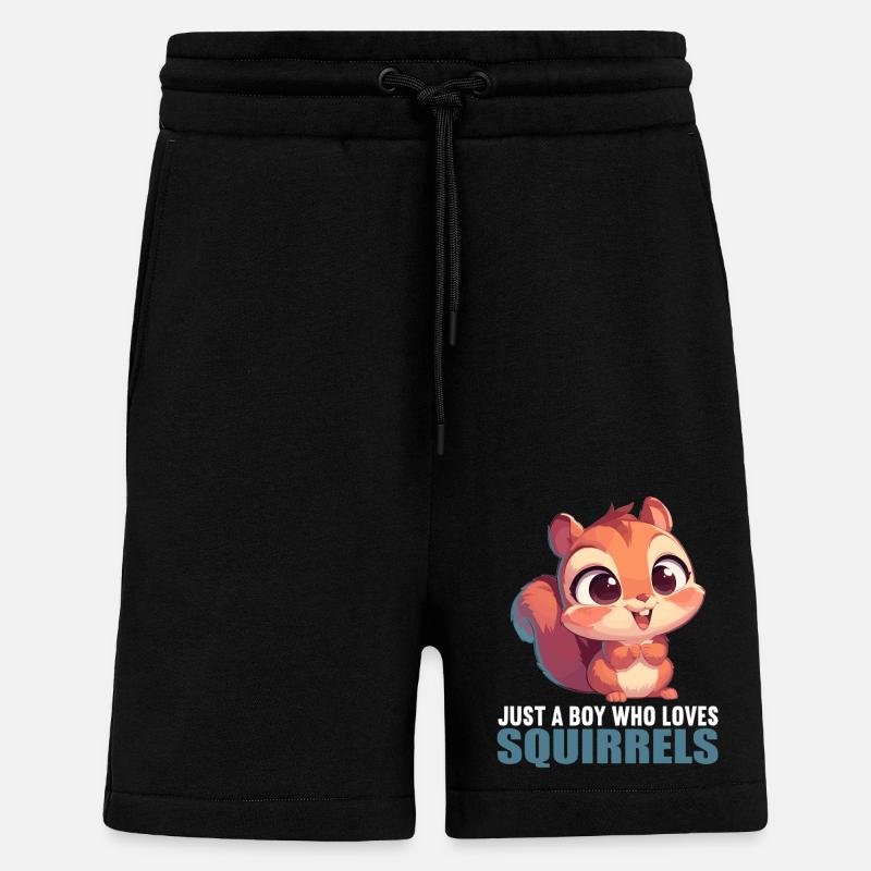 Squirrel - Shorts - made by SPREAD - SOLID BLACK