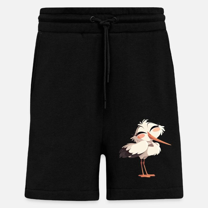Störche Storch - Shorts - made by SPREAD - SOLID BLACK