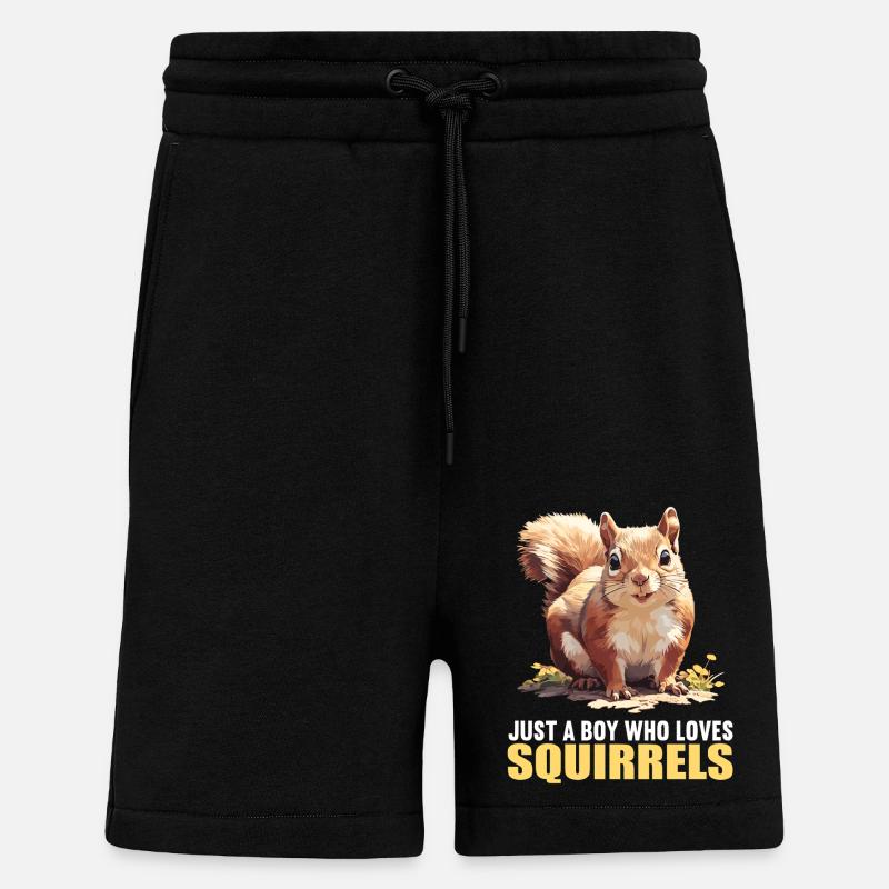 Squirrel - Shorts - made by SPREAD - SOLID BLACK