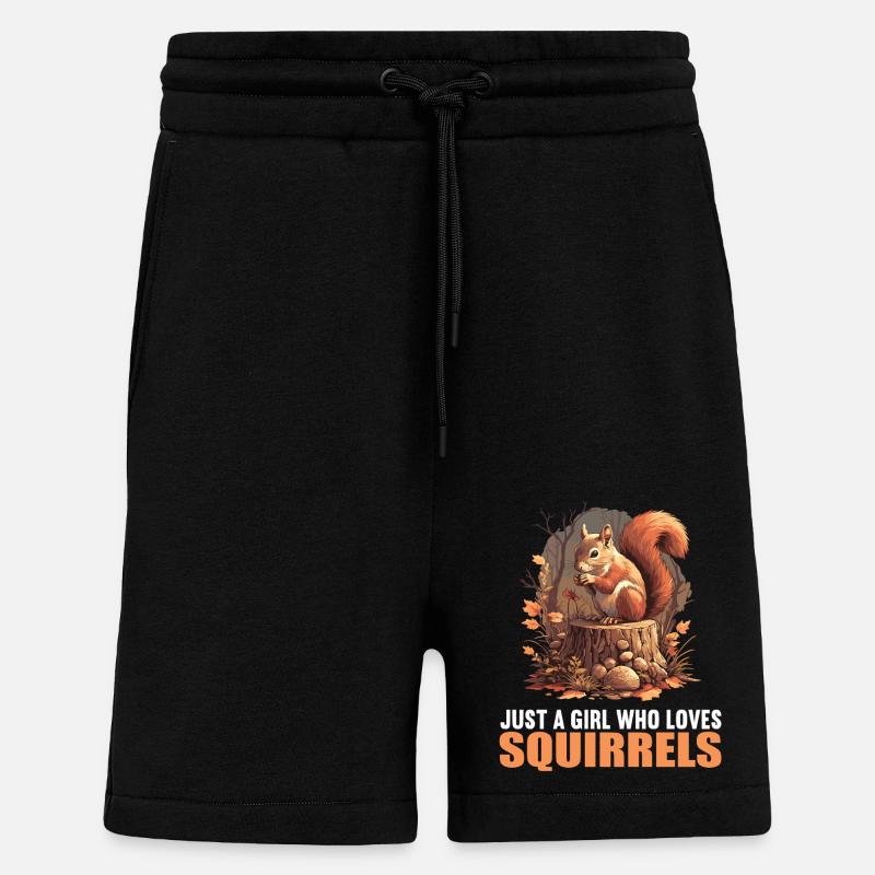 Eichhörnchen - Shorts - made by SPREAD - SOLID BLACK