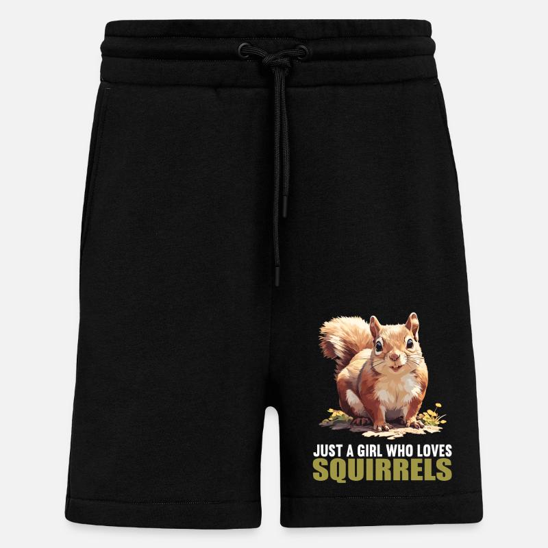 Squirrel - Shorts - made by SPREAD - SOLID BLACK