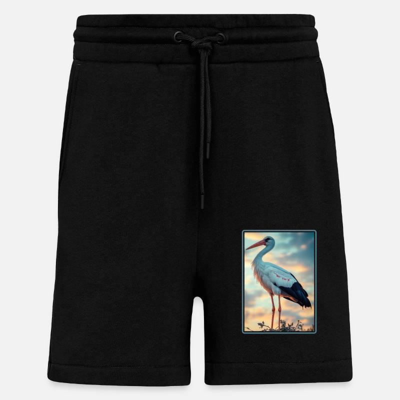 Störche Storch - Shorts - made by SPREAD - SOLID BLACK