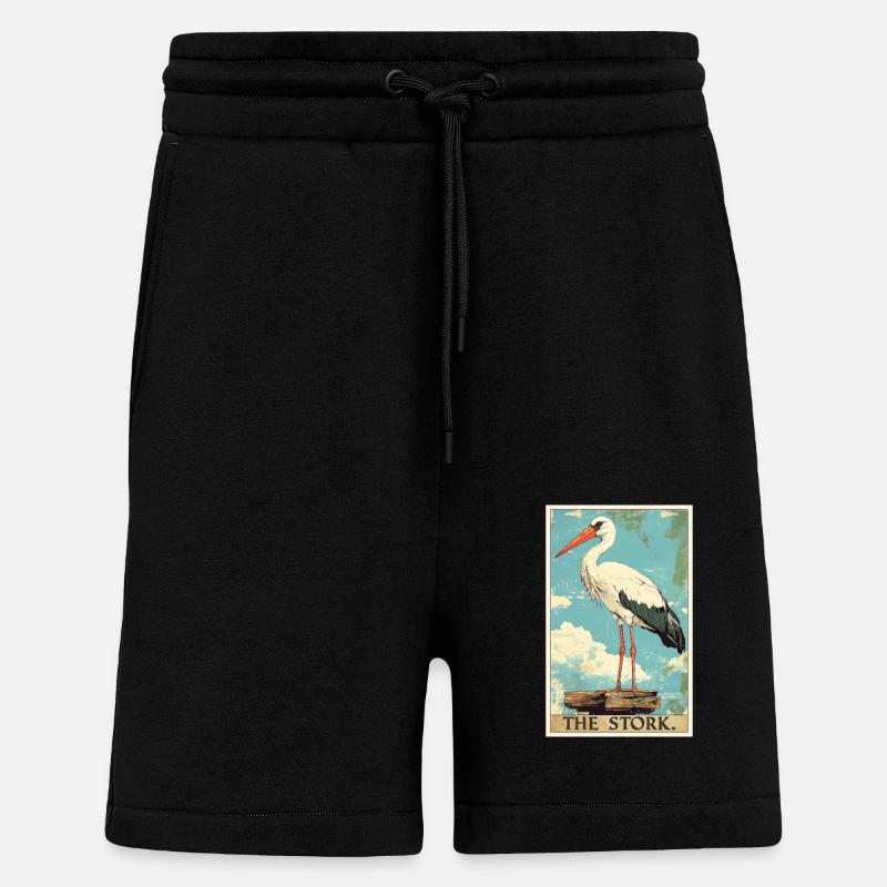 Störche Storch - Shorts - made by SPREAD - SOLID BLACK