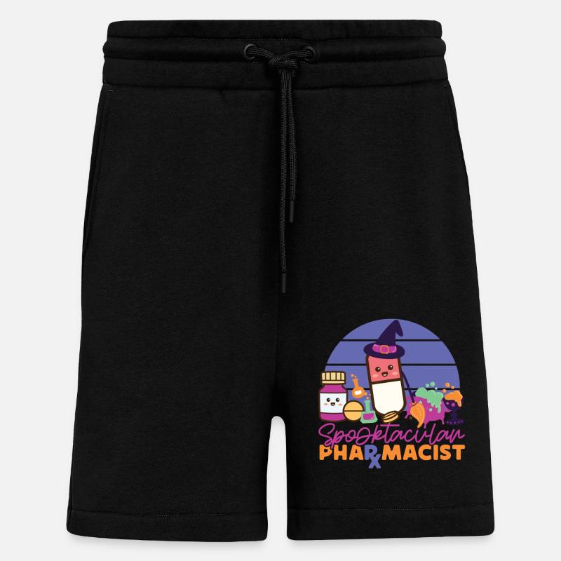 Pharmacy Tech Technician - Shorts - made by SPREAD - SOLID BLACK