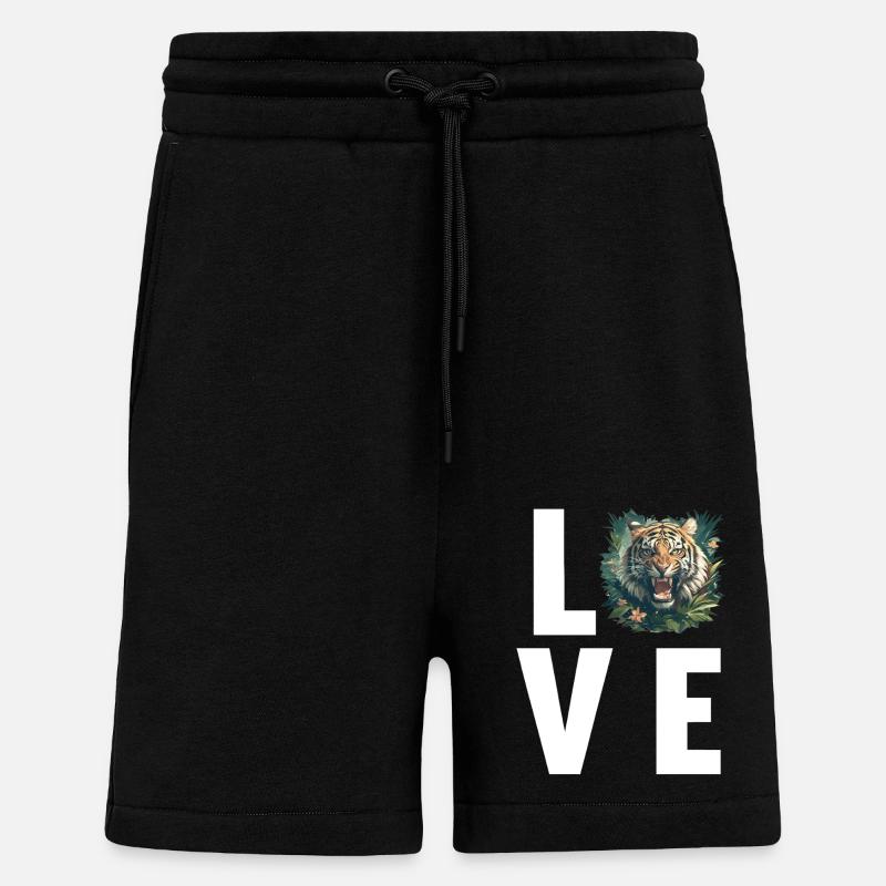 Sumatra-Tiger - Shorts - made by SPREAD - SOLID BLACK