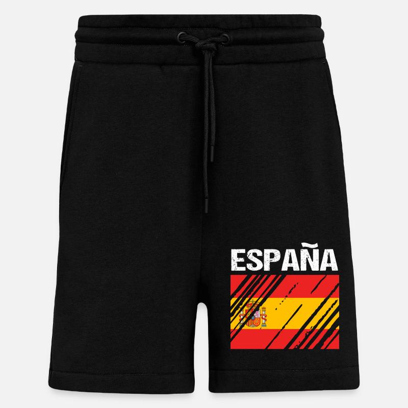 Spanien - Shorts - made by SPREAD - SOLID BLACK