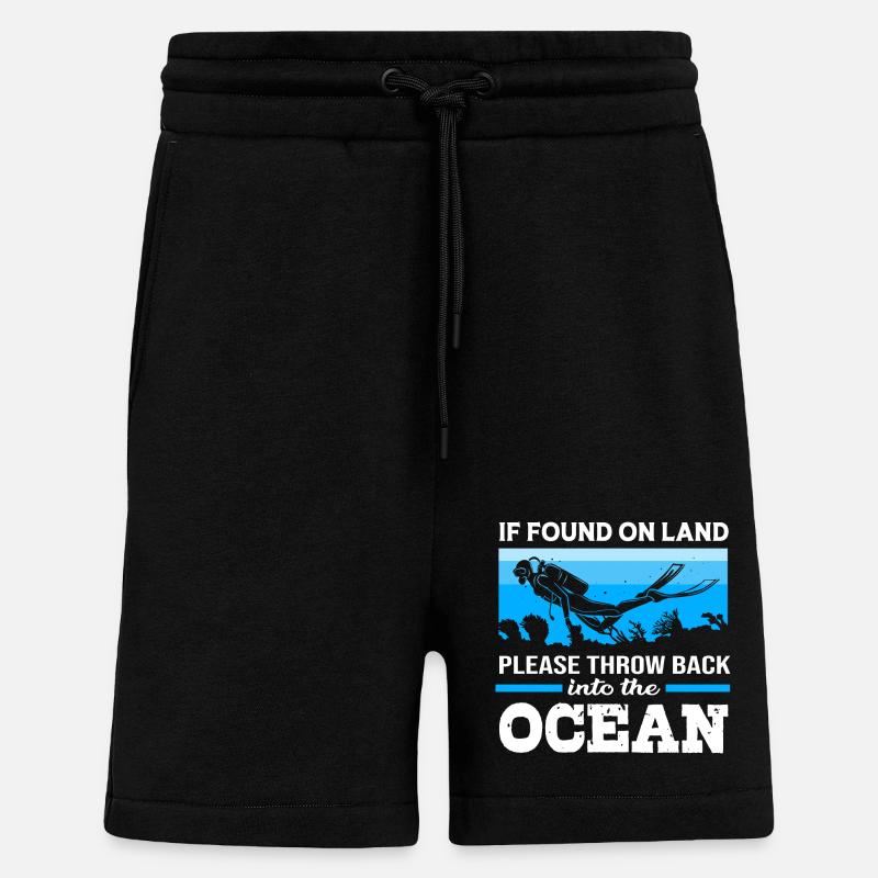 Tauchen - Shorts - made by SPREAD - SOLID BLACK