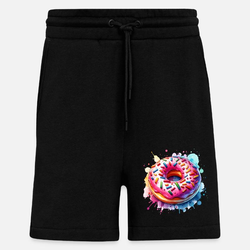 Donut - Shorts - made by SPREAD - SOLID BLACK