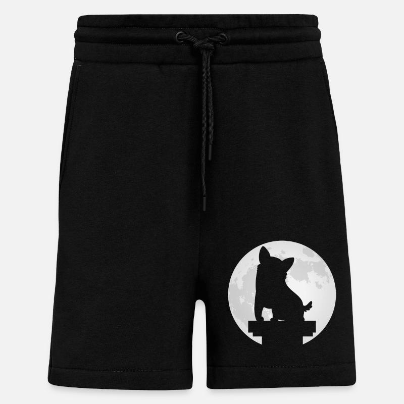 Corgi - Shorts - made by SPREAD - SOLID BLACK