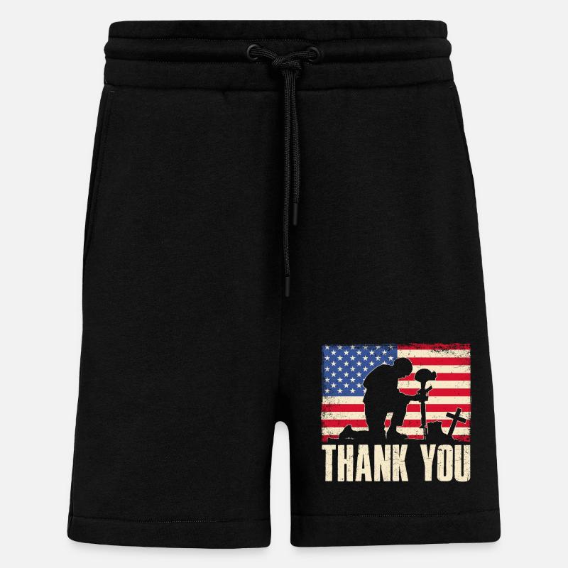 Vielen Dank - Shorts - made by SPREAD - SOLID BLACK