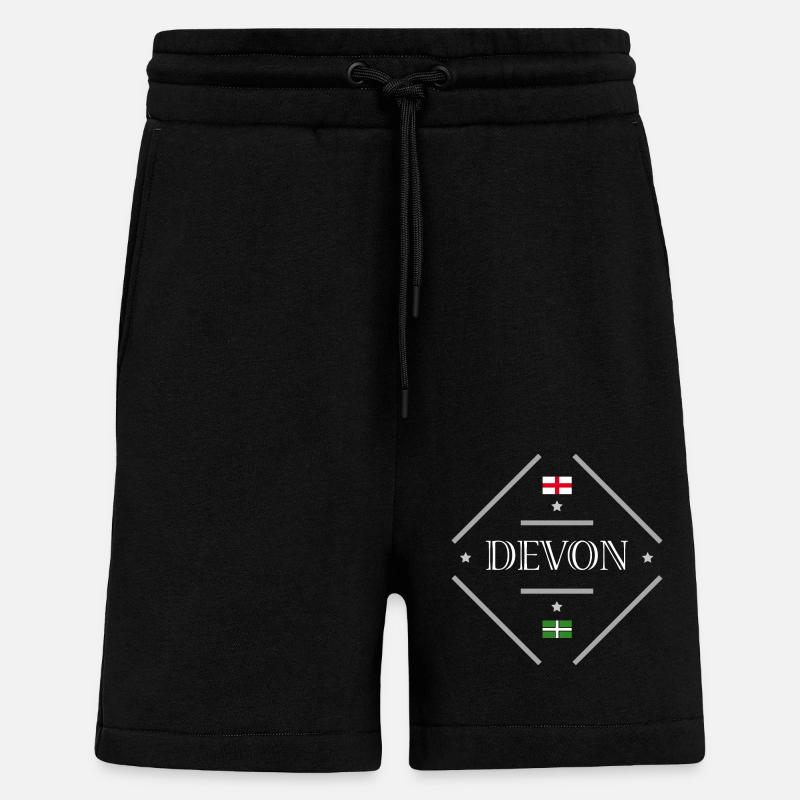 Devon - Short bio décontracté fabriqué en UE - SOLID BLACK