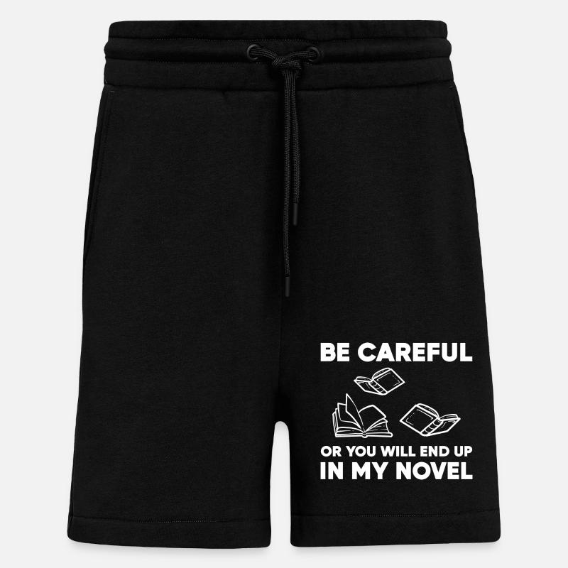 Author - Shorts - made by SPREAD - SOLID BLACK