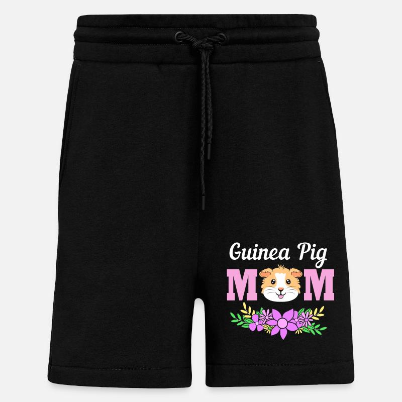Cobaye - Short bio décontracté fabriqué en UE - SOLID BLACK