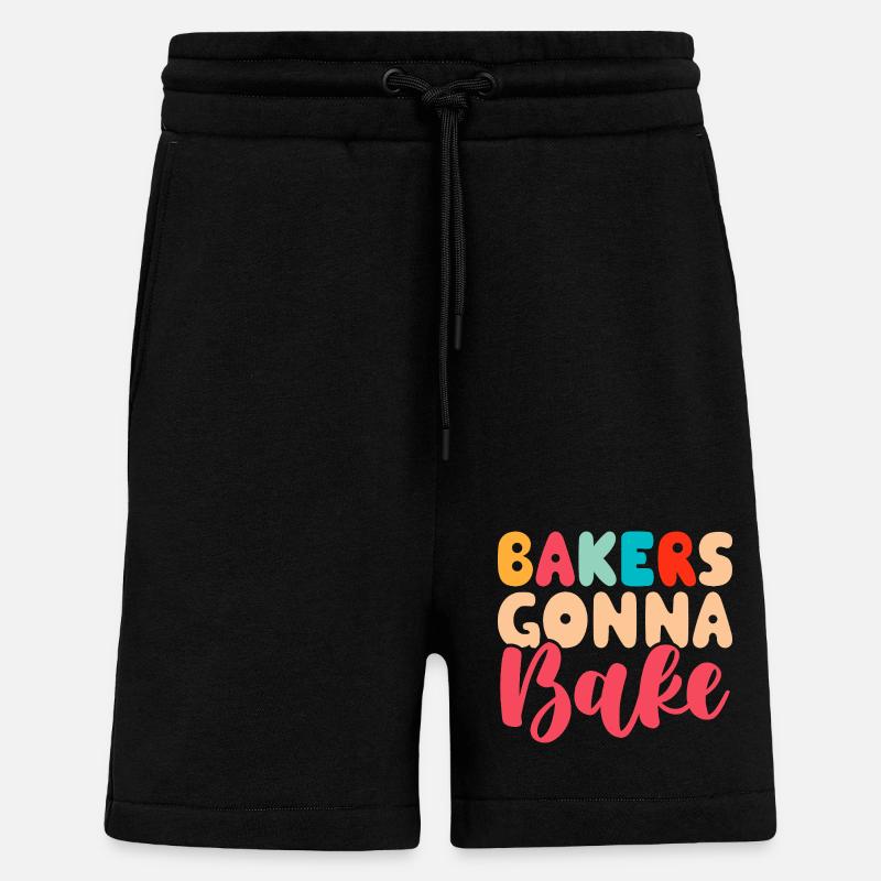 Baking Baker Bakery - Shorts - made by SPREAD - SOLID BLACK