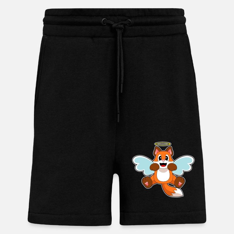 Fox Angel - Short bio décontracté fabriqué en UE - SOLID BLACK