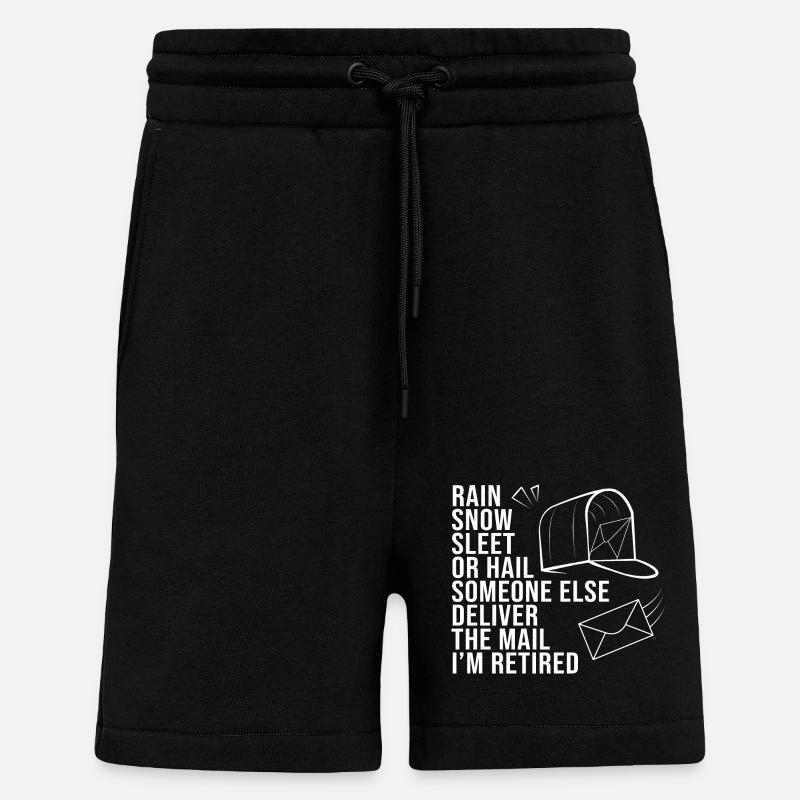 Postbote - Shorts - made by SPREAD - SOLID BLACK