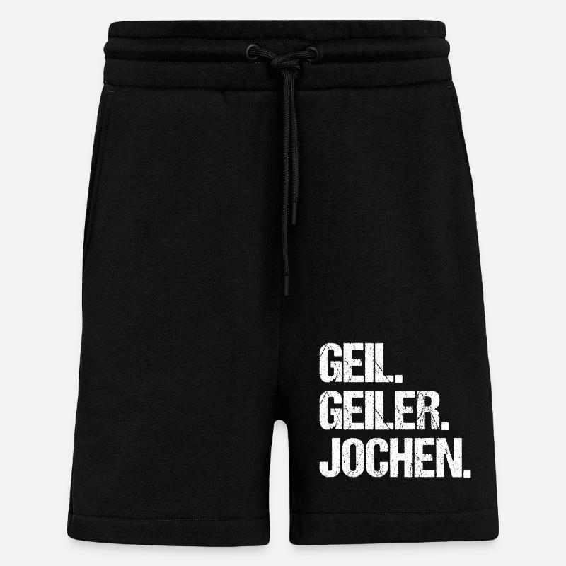 Jochen - Short bio décontracté fabriqué en UE - SOLID BLACK